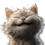Smiling Cat V18 Vinyl Car Decal Sticker – Waterproof & UV-Resistant 3.4133333333333336"