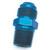 2x SpeedFX -8AN Straight to 1/4 NPTF Blue Aluminum Fitting | Lightweight & Leak Proof | Corrosion Resistant