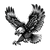 Majestic Eagle Flight V13 Vinyl Car Decal Sticker – Waterproof & UV-Resistant 3.4133333333333336"