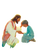 Jesus Healing Blind V3 Vinyl Car Decal Sticker – Waterproof & UV-Resistant 8.213333333333333"
