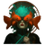 Cyberpunk Fish Geisha Vinyl Car Decal Sticker – Waterproof & UV-Resistant 3.4133333333333336"