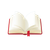 Glowing Book Icon Vinyl Car Decal Sticker – Waterproof & UV-Resistant 3.4133333333333336"
