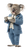 Koala In Suit V5 Vinyl Car Decal Sticker – Waterproof & UV-Resistant 9.706666666666667"
