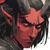 Tiefling Warrior V38 Vinyl Car Decal Sticker – Waterproof & UV-Resistant 3.4133333333333336"