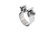 2x Borla Exhaust Sleeve Clamp | Fits 2-3/4 Inch Pipe | T-304 Stainless Steel | Easy Install | Rust-Proof