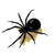 Retro Comic Spider Vinyl Car Decal Sticker – Waterproof & UV-Resistant 3.4133333333333336"