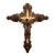 Golden Crucifix Glowing Vinyl Car Decal Sticker – Waterproof & UV-Resistant 3.4133333333333336"