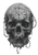Skull Clock Tattoo Vinyl Car Decal Sticker – Waterproof & UV-Resistant 4.373333333333333"