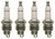 4x Champion Plugs RJ12YC Spark Plug | Copper Plus | OE Replacement | Superior Corrosion Resistance
