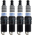 4x Autolite Platinum Spark Plug | OE Replacement | Improved Performance & Durability