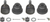 2x Moog Chassis Ball Joint | Problem Solver, OE Replacement | Grease-Penetrating Metal Design, Long Life | Corrosion-Resistant, Easy Installation
