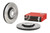2x Brembo High Carbon Cast Iron Brake Rotor | Fits 2016-2022 Volvo XC90 | Ultraviolet Coating, ECE-R90 Certified