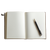 Notebook On Desk Vinyl Car Decal Sticker – Waterproof & UV-Resistant 6.826666666666667"