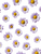 Top View Daisies Vinyl Car Decal Sticker – Waterproof & UV-Resistant 8.213333333333333"