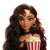Bratz Wonder Woman Vinyl Car Decal Sticker – Waterproof & UV-Resistant 6.826666666666667"