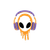 Alien Dj Logo Vinyl Car Decal Sticker – Waterproof & UV-Resistant 3.4133333333333336"