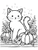 Halloween Cat Scene V5 Vinyl Car Decal Sticker – Waterproof & UV-Resistant 8.32"