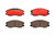 4x Enhance Your Braking Experience with Brembo Ceramic Brake Pads | Fits Various 2004-2005 Kia Sedona