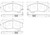 4x Enhance Your Braking Experience with Brembo Ceramic Brake Pads | Fits Various 2004-2005 Kia Sedona