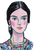 Chic Woman Portrait Vinyl Car Decal Sticker – Waterproof & UV-Resistant 4.1066666666666665"