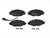 4x Enhance Braking Performance with Brembo Brake Pads | Low-Metallic Formula | Audi TT Quattro, A3, A3 Sportback e-tron, A3 Quattro | Golf, GTI | Set of 4