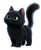 Glowing-Tail Kitten Vinyl Car Decal Sticker – Waterproof & UV-Resistant 8.0"