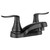 2x Premium Matte Black Faucet | Classic Arc Styling, Easy Turn Design | Ideal for Lavatory | Dura Faucet