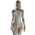 Futuristic Female Android V14 Vinyl Car Decal Sticker – Waterproof & UV-Resistant 6.826666666666667"