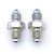 2x Ultimate Aluminum Adapter Fitting | -3 AN to 3/8 In Inverted Flare | Set of 2 | PowerFlex Compatible
