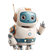 Friendly Insurance Robot Vinyl Car Decal Sticker – Waterproof & UV-Resistant 3.4133333333333336"