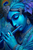 Divine Krishna Portrait V3 Vinyl Car Decal Sticker – Waterproof & UV-Resistant 8.96"
