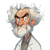 Eccentric Scientist Lecture Vinyl Car Decal Sticker – Waterproof & UV-Resistant 3.4133333333333336"