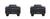 2x 2019-2023 Ram 1500 New Model|TFX Rear LD Bumper|Stylish Titanium Black Design|LED Light Cutouts|Direct Fit