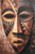 African Mask Painting Vinyl Car Decal Sticker – Waterproof & UV-Resistant 8.96"