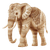 Henna Elephant Vinyl Car Decal Sticker – Waterproof & UV-Resistant 3.4133333333333336"