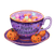 Halloween Teacup Illustration Vinyl Car Decal Sticker – Waterproof & UV-Resistant 3.4133333333333336"