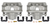 2x Remanufactured Brake Caliper | Fits 2016-2019 Chevrolet Cruze | OE Replacement, Durable Pistons, Rust Inhibitor