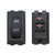 2x Valterra Interior Light Switch | Rocker SPST | 16 Amp at 125 Volt | Non-Lighted | Black/Gold | UL/CSA/VDE Approved
