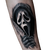 Ghost Face Tattoo Vinyl Car Decal Sticker – Waterproof & UV-Resistant 3.4133333333333336"
