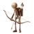 Wooden Archer Golem Vinyl Car Decal Sticker – Waterproof & UV-Resistant 3.4133333333333336"