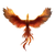 Majestic Phoenix Wings Vinyl Car Decal Sticker – Waterproof & UV-Resistant 3.4133333333333336"