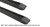 2x Durable Rhino-Rack Side Rails | For Rhino Rack's Roof Rack | Stylish Black | Set Of 2 | Easy Install