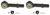 2x Moog Chassis Tie Rod End | Problem Solver Design, Greasable, Steel Construction, Limited Lifetime Warranty