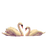 Swans In Love V5 Vinyl Car Decal Sticker – Waterproof & UV-Resistant 3.4133333333333336"