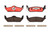 4x Brembo Ceramic Brake Pad Set | 2004-2012 Ford F-150, Lincoln Mark LT | Low Dust, Premium Material, Smooth Braking | Set Of 4