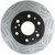 2x Raybestos Street Performance Brake Rotor | S-Groove Tech, OE Match, Black Fusion Coating