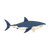 Shark Vector Icon Vinyl Car Decal Sticker – Waterproof & UV-Resistant 6.826666666666667"