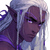 Purple-Skinned Elf Vinyl Car Decal Sticker – Waterproof & UV-Resistant 3.4133333333333336"