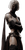 Veiled Warrior Pose Vinyl Car Decal Sticker – Waterproof & UV-Resistant 10.2