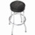2x Darth Vader Vinyl Garage Stool | Non-Swivel Steel Legs | Chrome Frame Foam-Padded Seat | Universal Use